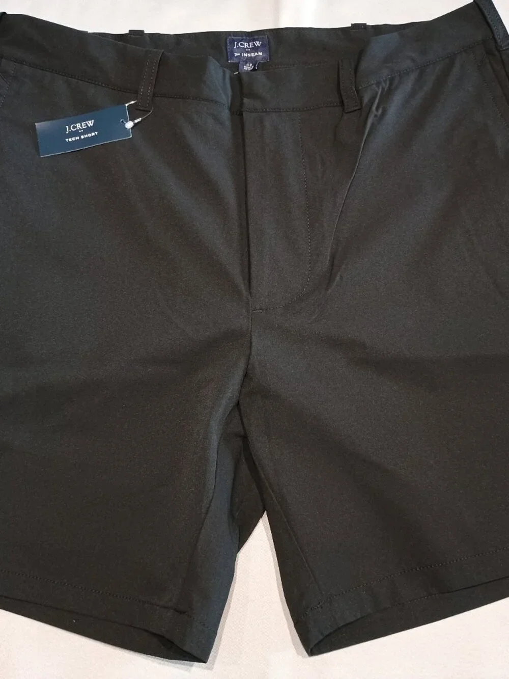 Men's J Crew Tech Shorts - Black - 32